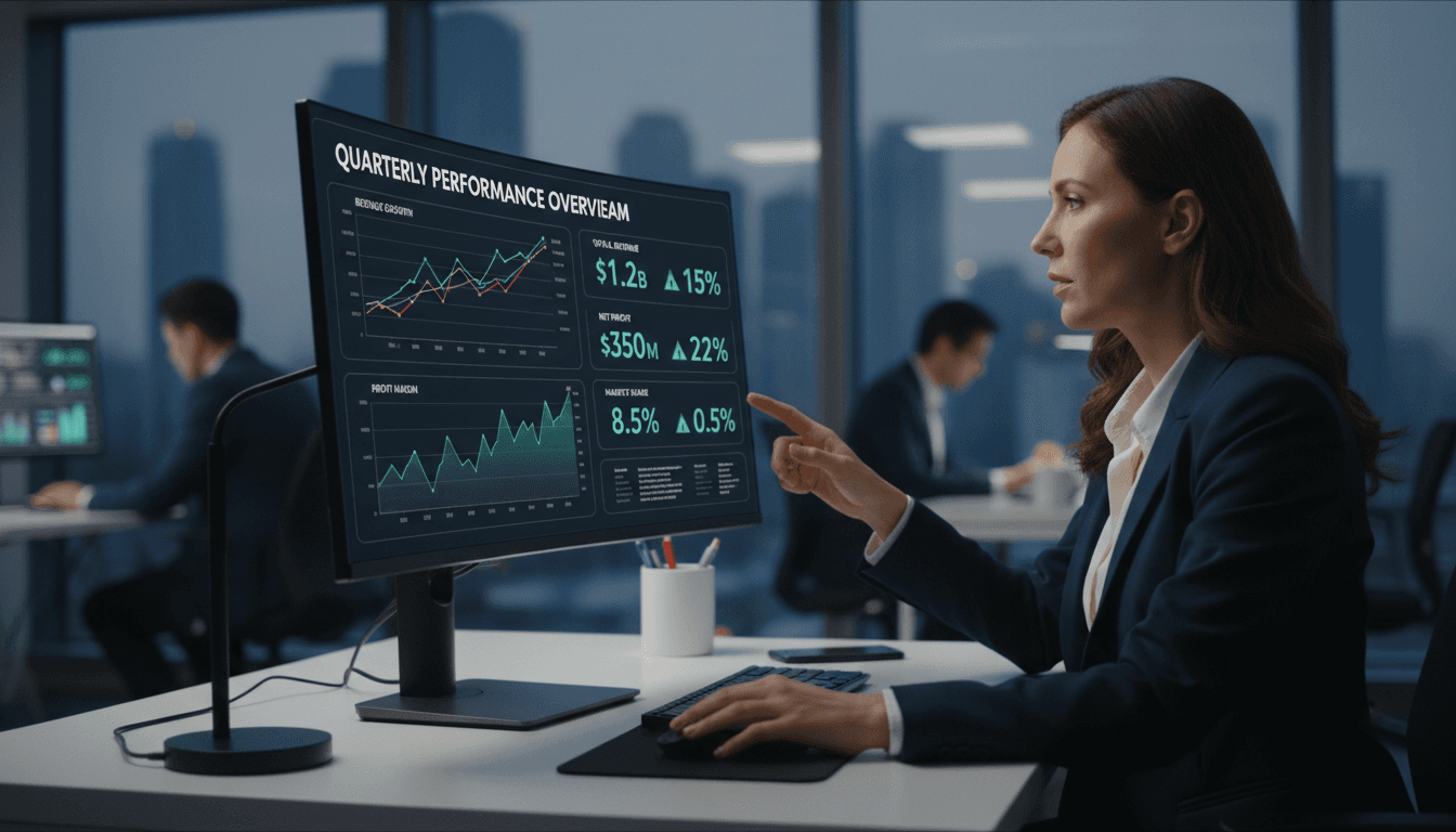 Análisis financiero con dashboards de métricas y rentabilidad